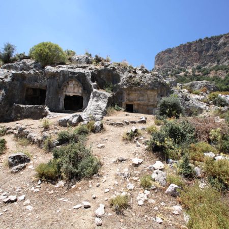 Turkey, Mugla, Pinara – Rock-cut tombs Turkey, Mugla, Pinara - Rock-cut tombs