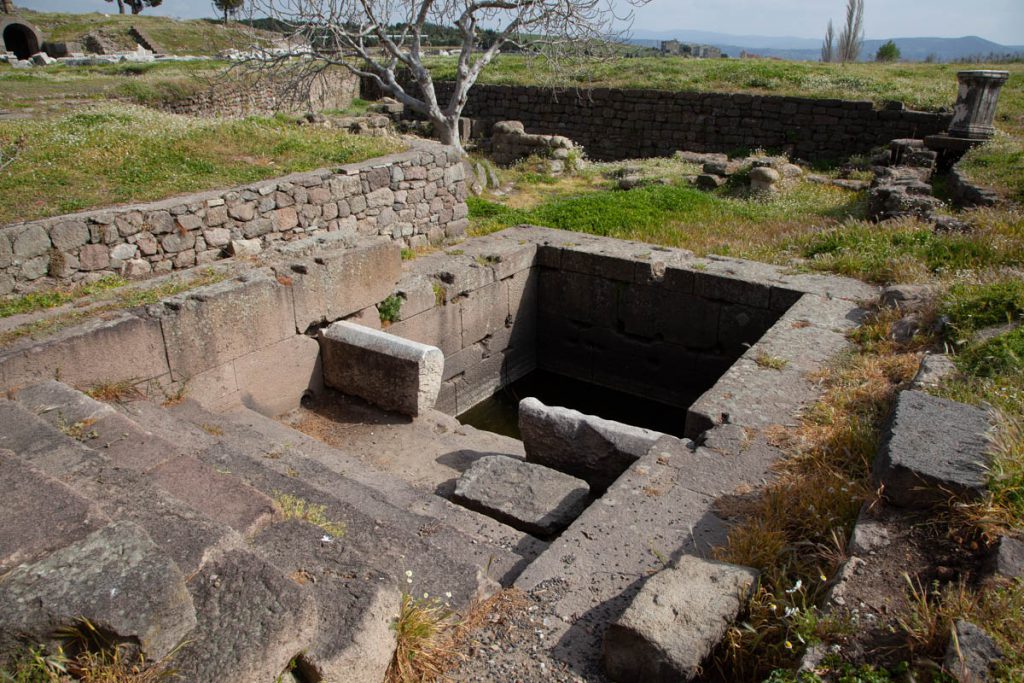 Turkey, Pergamon, Izmir,  – Asklepieion – Healing Pools High-Quality Images & Videos The MCA Collection