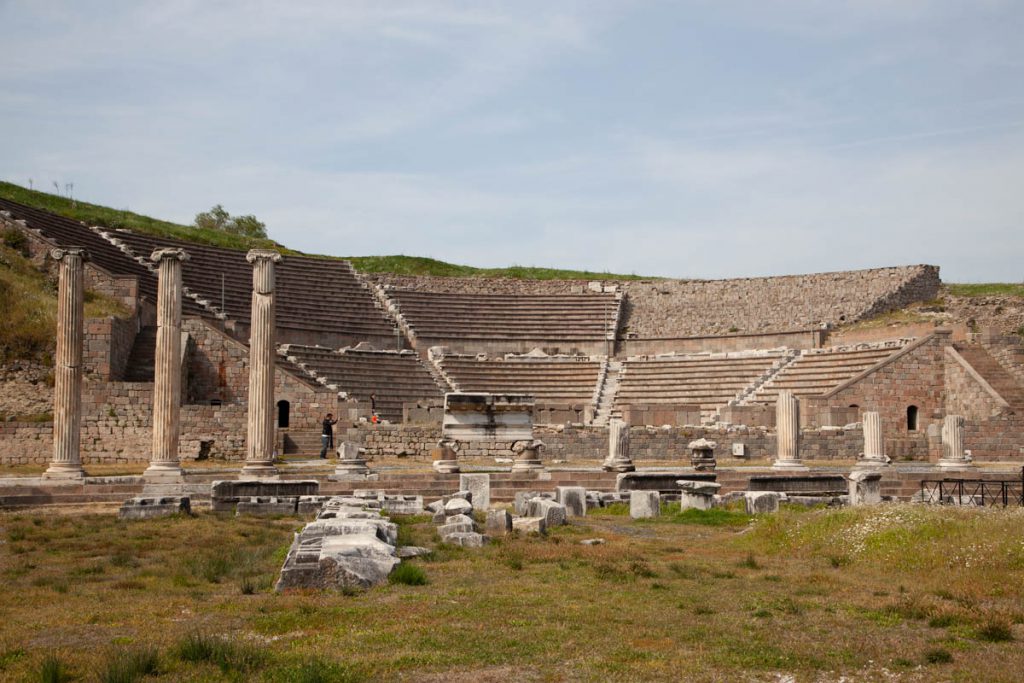 Turkey, Pergamon, Izmir,  – Asklepieion – Roman Theatre High-Quality Images & Videos The MCA Collection