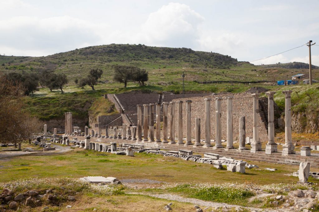 Turkey, Pergamon, Izmir,  – Asklepieion – Stoa High-Quality Images & Videos The MCA Collection