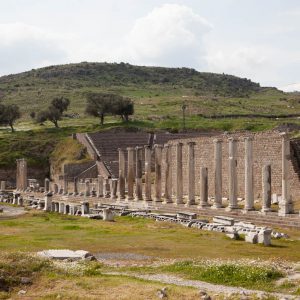 Turkey, Pergamon, Izmir,  – Asklepieion – Stoa High-Quality Images & Videos The MCA Collection