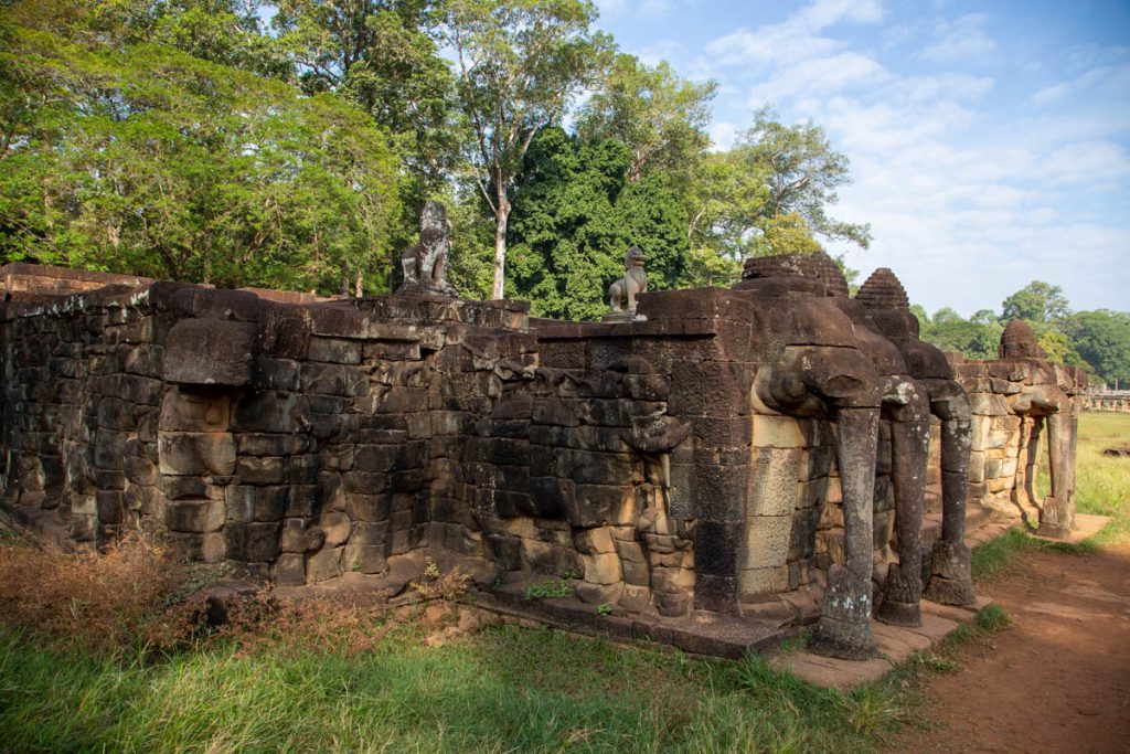 Cambodia, Angkor terrace of the Elephants (00:00:25) High-Quality Images & Videos The MCA Collection