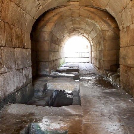 Israel, Banias(Paneas)- Criptoporticus