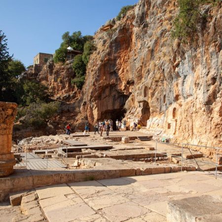 Israel, Banias (Paneas - Caesarea Philippi)- Temple of Pan (00:01:31)