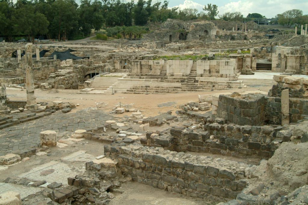 Israel, Bet She’an (Nysa-Scythopolis) – Central monument High-Quality Images & Videos The MCA Collection