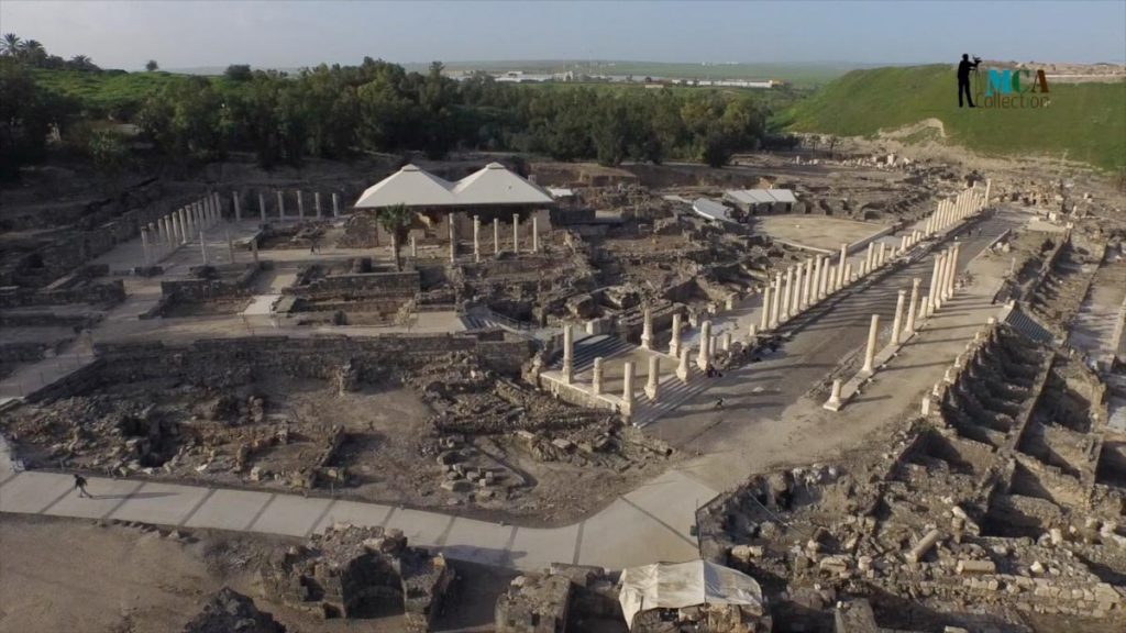 Israel, Beit She’an – Scythopolis Roman City – Hebrew Narration High-Quality Images & Videos The MCA Collection