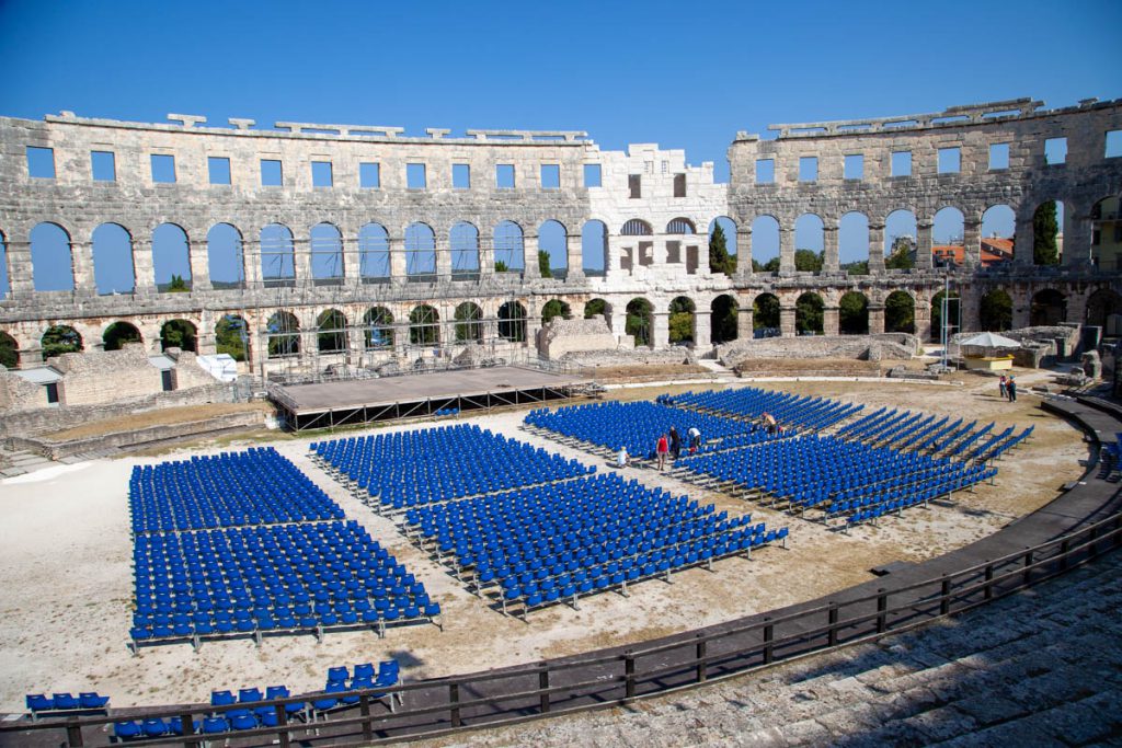 Croatia, Pula, Amphitheatre High-Quality Images & Videos The MCA Collection
