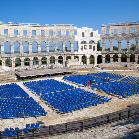 Croatia, Pula, Amphitheatre Croatia, Pula, Amphitheatre