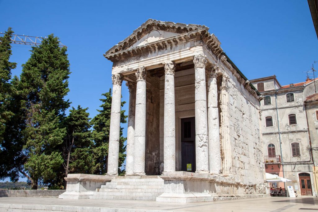 Croatia, Pula, Temple of Augustus High-Quality Images & Videos The MCA Collection