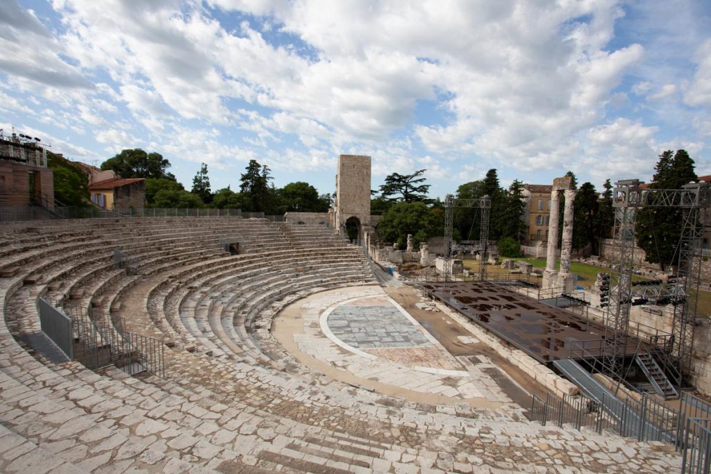 France, Provence, Arles Roman Theatre High-Quality Images & Videos The MCA Collection