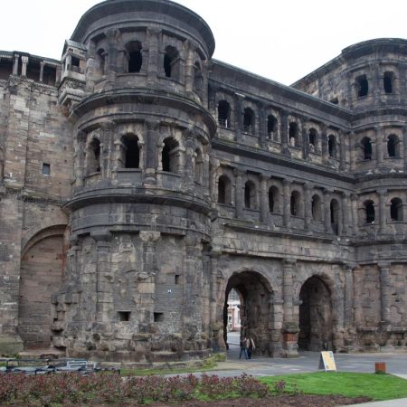 Germany, Trier, Porta Nigra - Roman Black Gate (00:04:25)