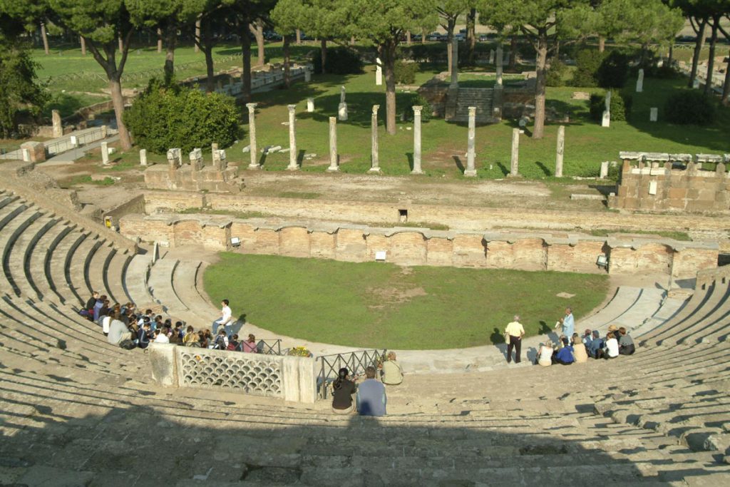 Italy, Ostia Antica Roman Theatre High-Quality Images & Videos The MCA Collection