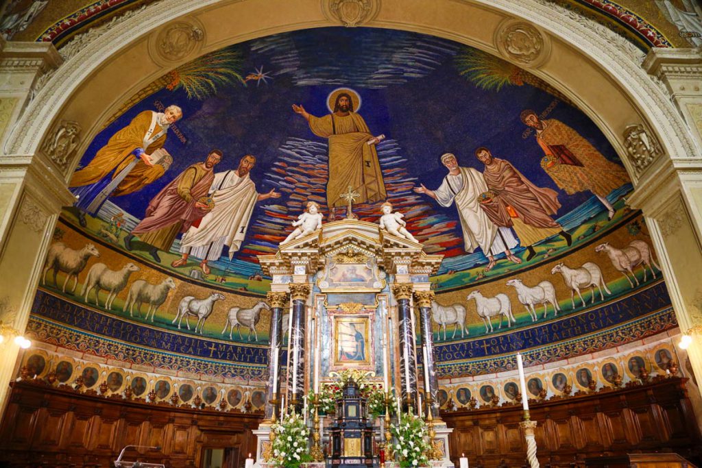 Italy, Rome – Basilica of Saints Cosmus and Damian – Mosaics High-Quality Images & Videos The MCA Collection