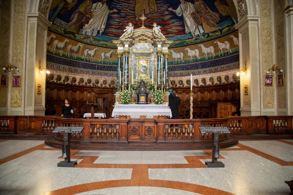 Italy, Rome – Basilica of Saints Cosmus and Damian – altar – Baroque High-Quality Images & Videos The MCA Collection