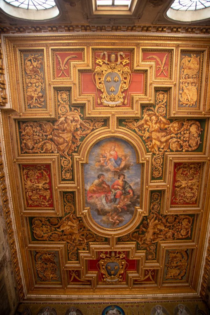 Italy, Rome – Basilica of Saints Cosmus and Damian – ceiling High-Quality Images & Videos The MCA Collection