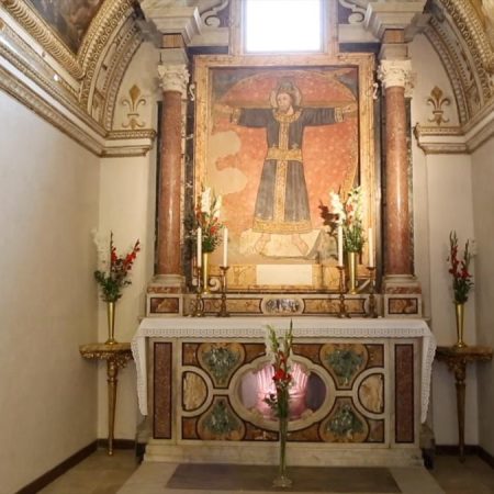Italy, Rome - Basilica of Saints Cosmus and Damian - chapel1