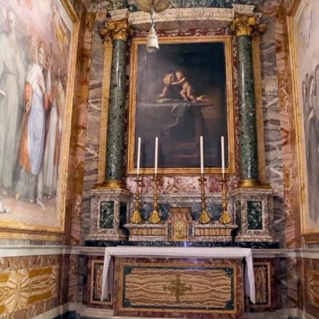 Italy, Rome - Basilica of Saints Cosmus and Damian - chapel3
