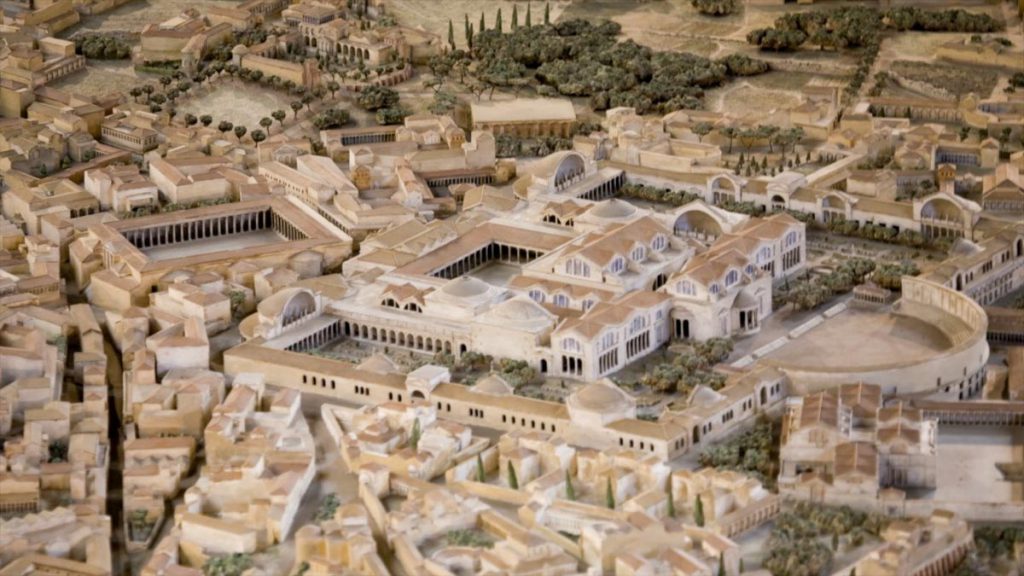 Italy, Rome, Baths of Trajan (Model) 00:00:37) High-Quality Images & Videos The MCA Collection