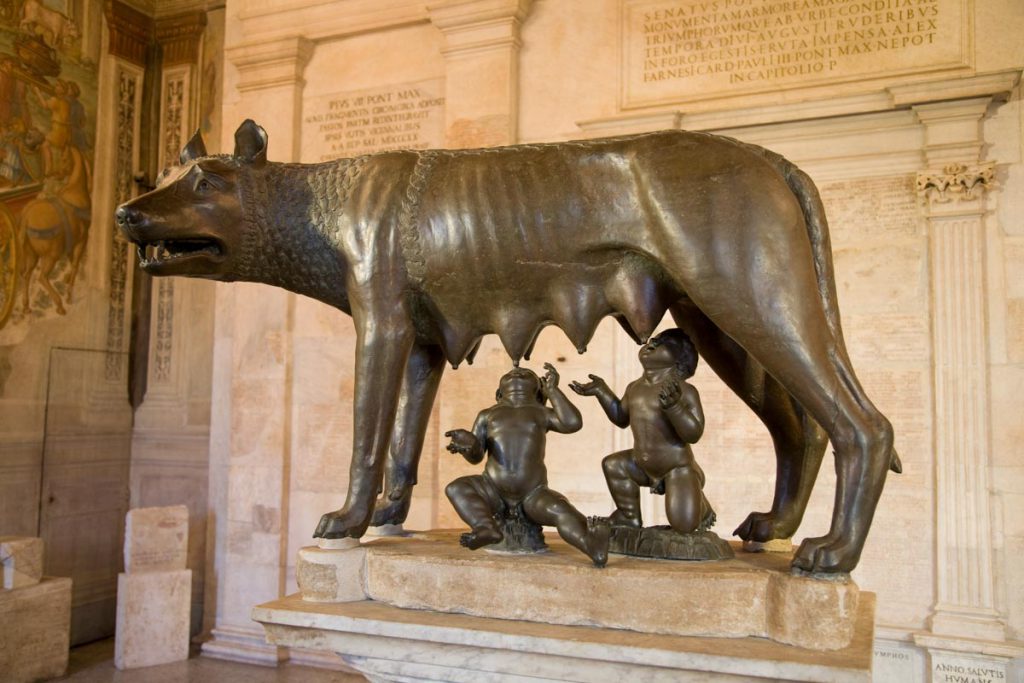 Italy, Rome – Bronze statue – Romulus and Remus High-Quality Images & Videos The MCA Collection