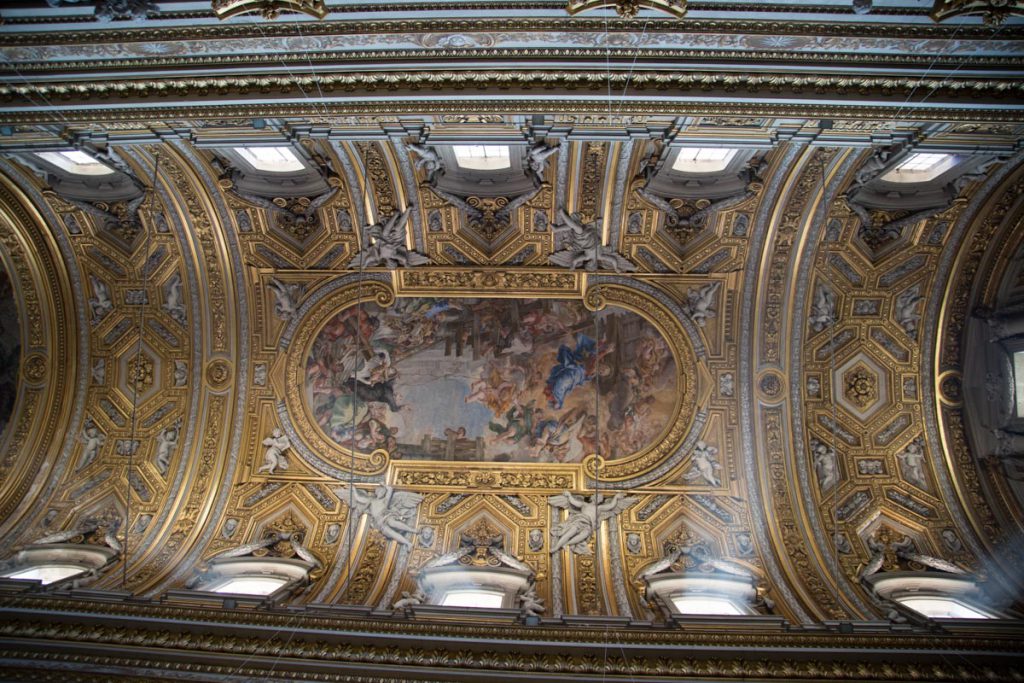 Italy, Rome, Chiesa Nuova – Santa Maria in Vallicella – ceiling – baroque High-Quality Images & Videos The MCA Collection