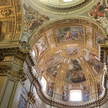 Italy, Rome, Church of Saint Andrew of the Valley- frescoes Italy, Rome, Church of Saint Andrew of the Valley- frescoes