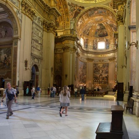 Italy, Rome, Church of Saint Andrew of the Valley- nave Italy, Rome, Church of Saint Andrew of the Valley- nave