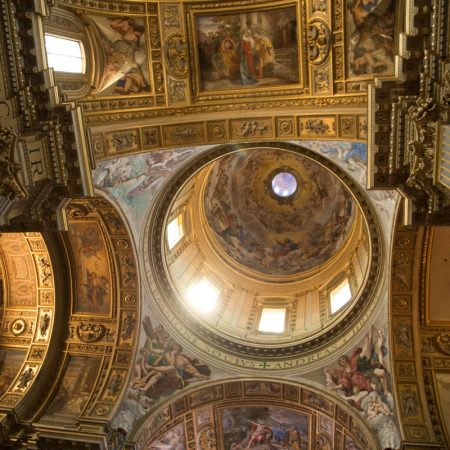 Italy, Rome, Church of Saint Andrew of the Valley- paintings Italy, Rome, Church of Saint Andrew of the Valley- paintings