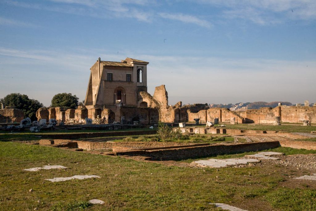Italy, Rome, Palatine Hill – Flavian palace peristyle High-Quality Images & Videos The MCA Collection