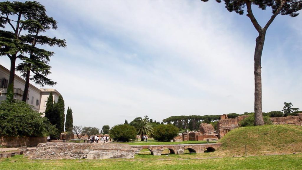 Italy, Rome, Palatine Hill – Roman palace of Domitian – temple High-Quality Images & Videos The MCA Collection