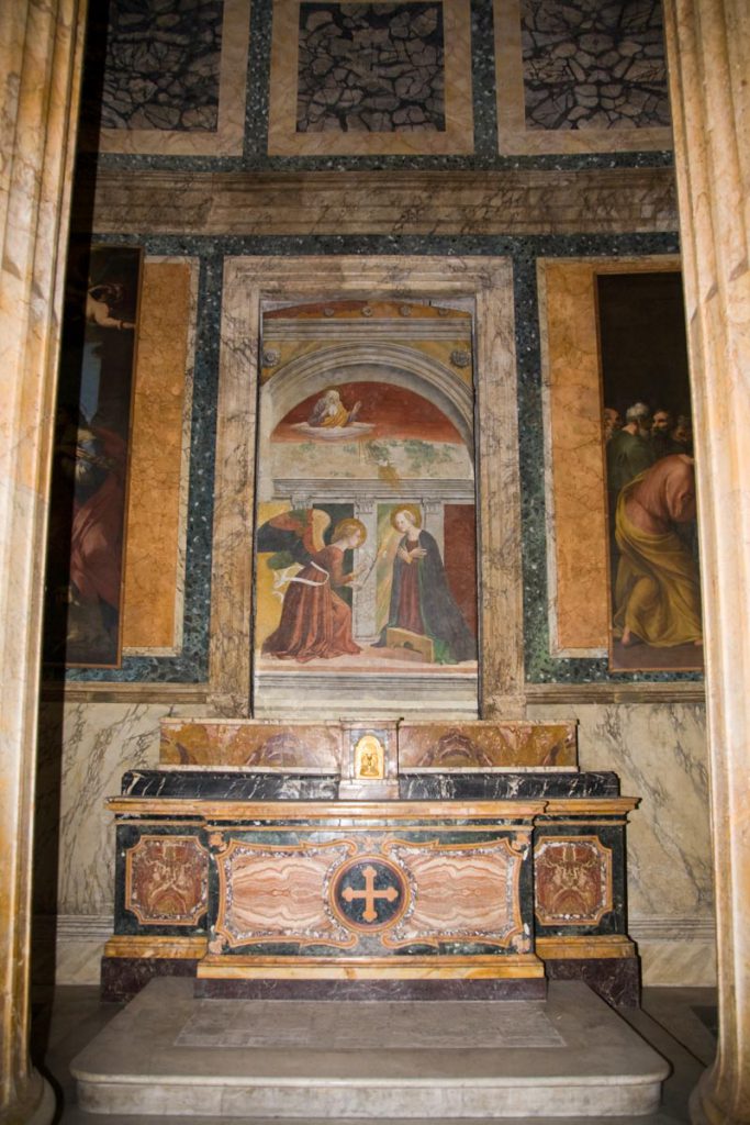 Italy, Rome, Pantheon – Chapel of Annunciation High-Quality Images & Videos The MCA Collection