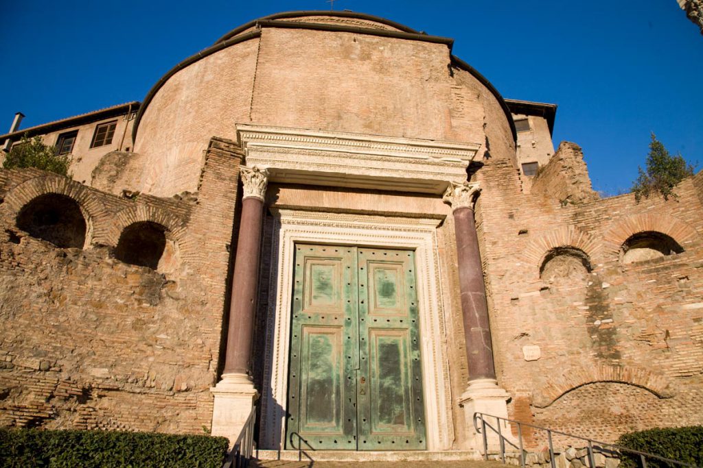 Italy, Rome, Roman Forum – Temple of Divus Romulus High-Quality Images & Videos The MCA Collection
