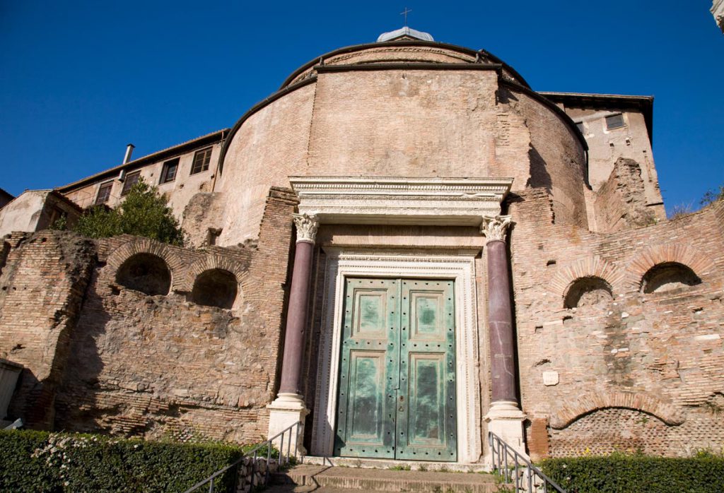Italy, Rome, Roman Forum – Temple of Romulus bronze door High-Quality Images & Videos The MCA Collection