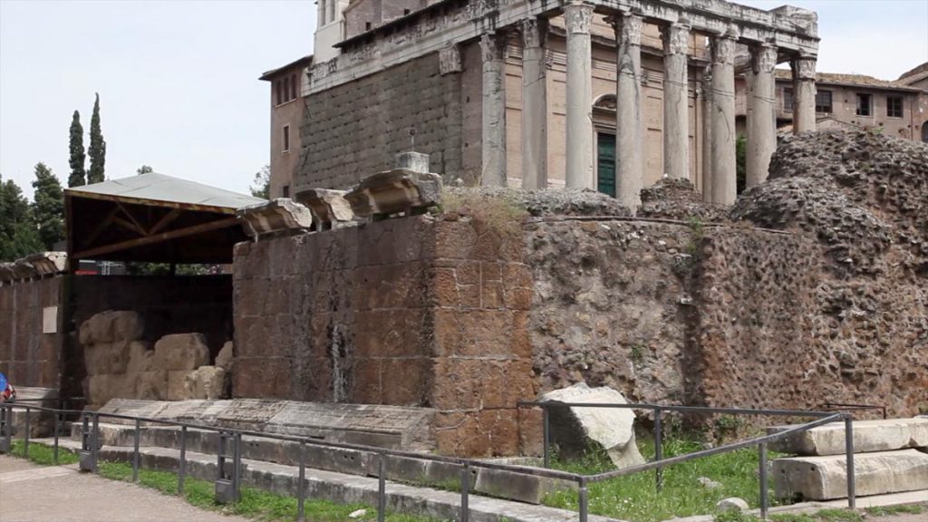 Italy, Rome, Roman Forum – temple of Divus Iulius High-Quality Images & Videos The MCA Collection