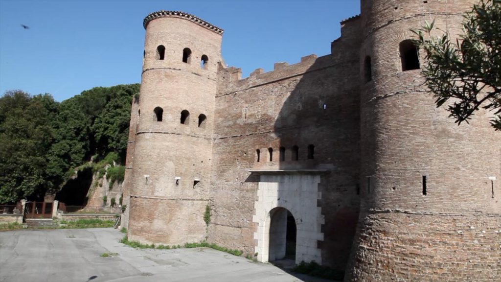 Italy, Rome, Roman gate, Porta Asinaria (00:01:11) High-Quality Images & Videos The MCA Collection