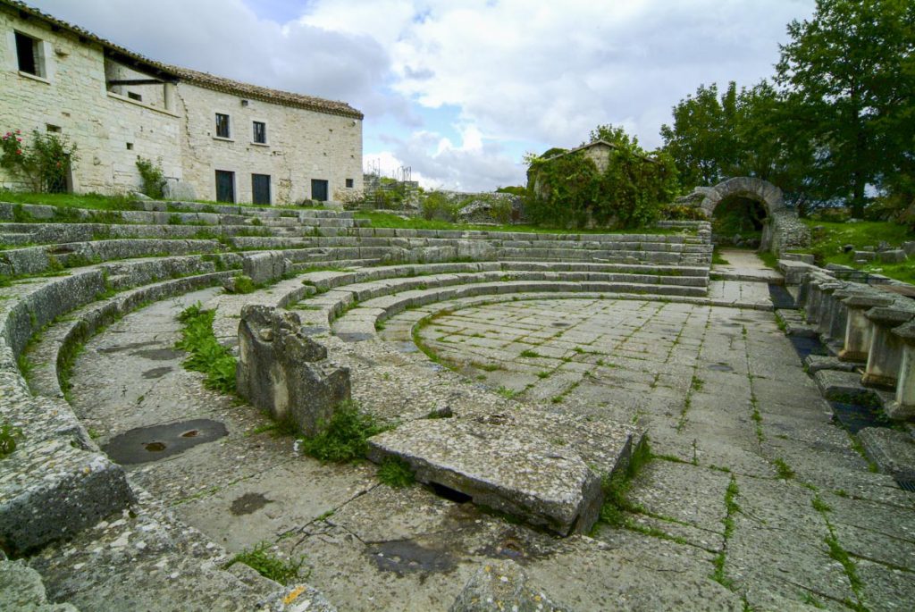 Italy, Saepinum Roman theatre High-Quality Images & Videos The MCA Collection