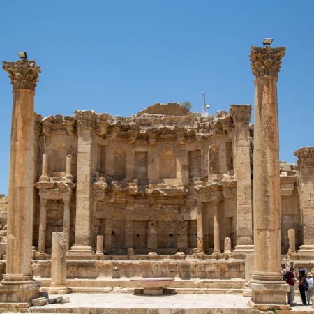 Jordan, Jerash - Roman Nymphaeum