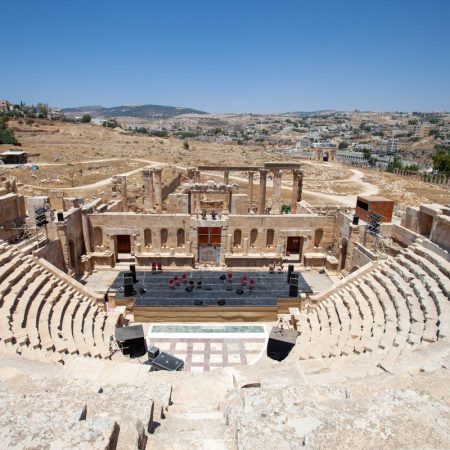 Jordan, Jerash - Roman theatre (South)