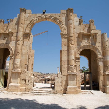 Jordan, Jerash - Roman South Gate