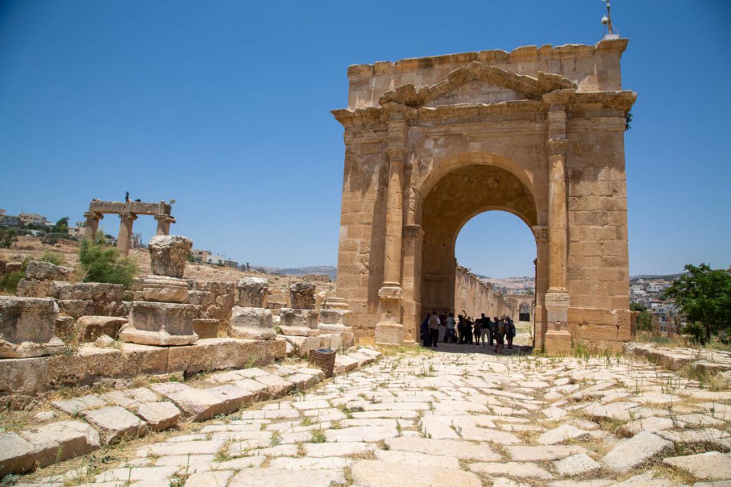 Jordan, Jerash – Roman Tetrapylon (North) High-Quality Images & Videos The MCA Collection