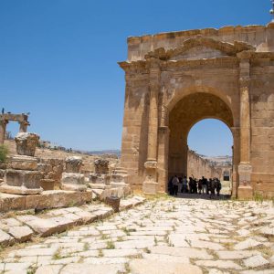 Jordan, Jerash – Roman Tetrapylon (North) High-Quality Images & Videos The MCA Collection