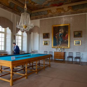 Latvia, Baroque Rundale palace – Billiard room High-Quality Images & Videos The MCA Collection