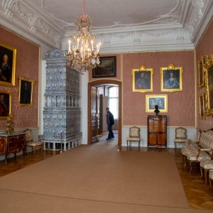Latvia, Baroque Rundale palace – Governor’s  portraits room High-Quality Images & Videos The MCA Collection