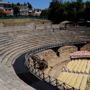 Macedonia, Ohrid Roman theatre High-Quality Images & Videos The MCA Collection