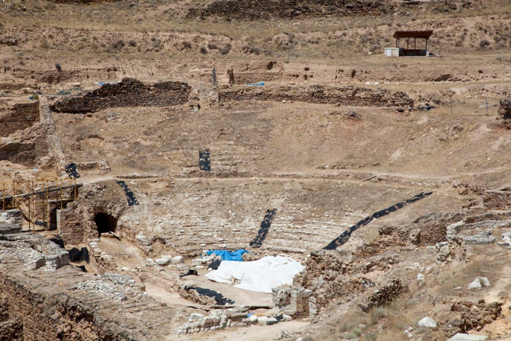 Spain, Bilbilis Roman Theatre High-Quality Images & Videos The MCA Collection