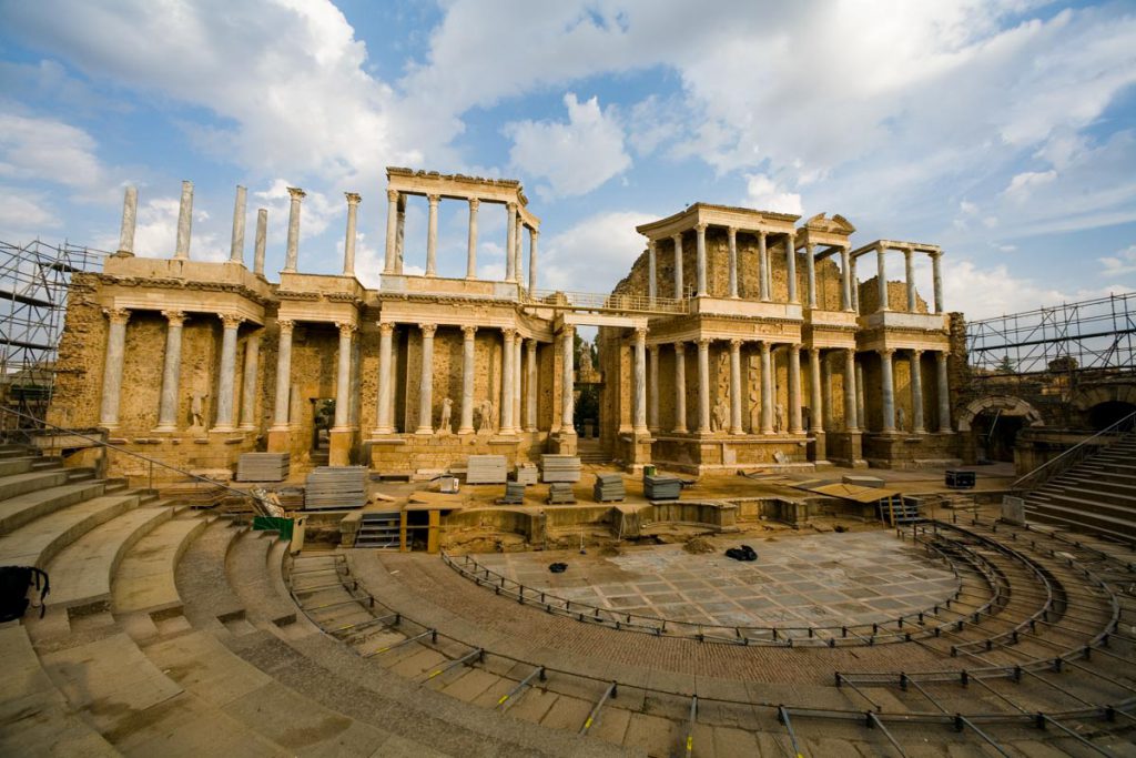 Spain, Merida Roman Theatre – Skene High-Quality Images & Videos The MCA Collection