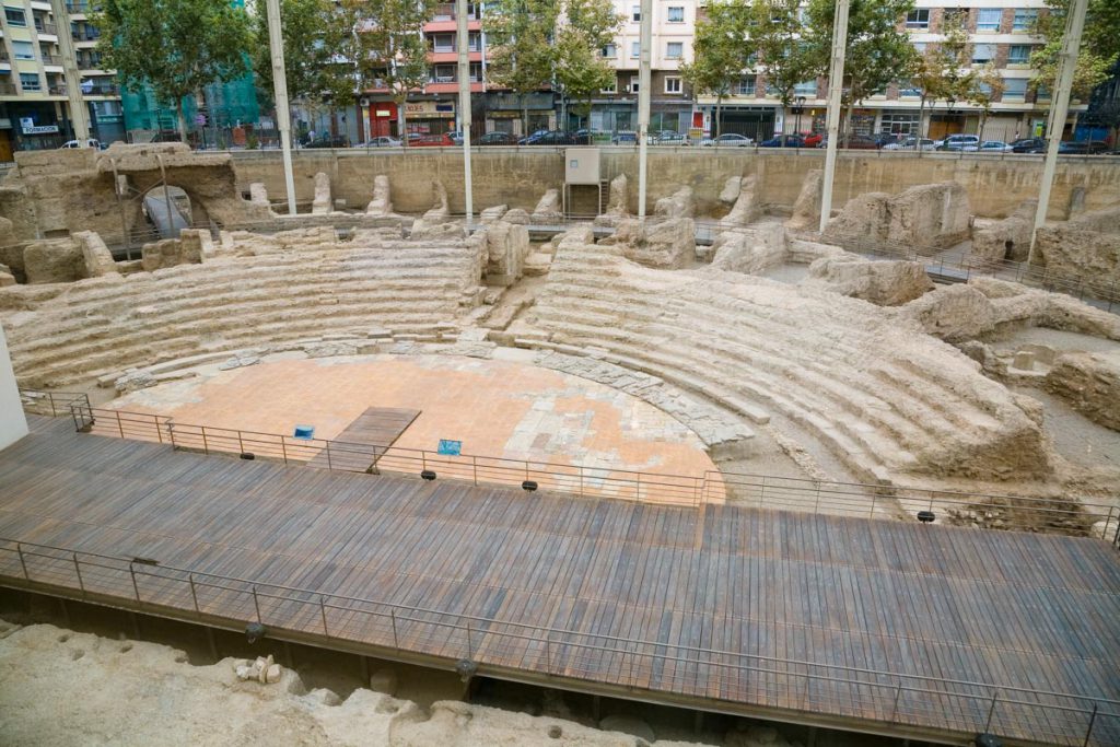 Spain, Zaragoza Roman Theatre High-Quality Images & Videos The MCA Collection