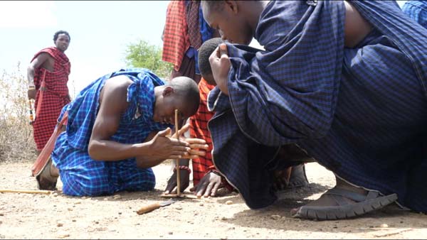 Tanzania, Traditional -Massai burning fire High-Quality Images & Videos The MCA Collection