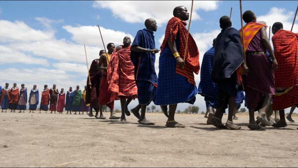 Tanzania, Traditional -Maasai Folklore dancing High-Quality Images & Videos The MCA Collection