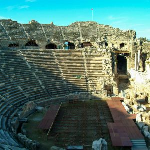 Turkey, Side Roman Theatre High-Quality Images & Videos The MCA Collection