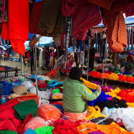 Vietnam, Sapa – cloths market Vietnam, Sapa - cloths market